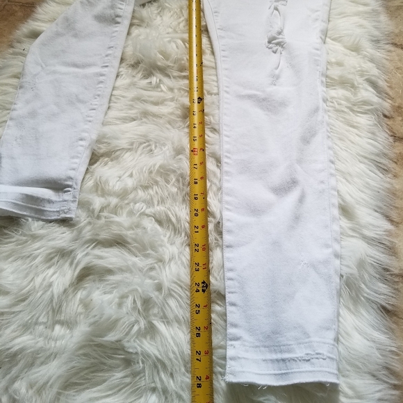 High Rise Ludlow Skinny Button Fly Distressed Jean - Picture 11 of 12